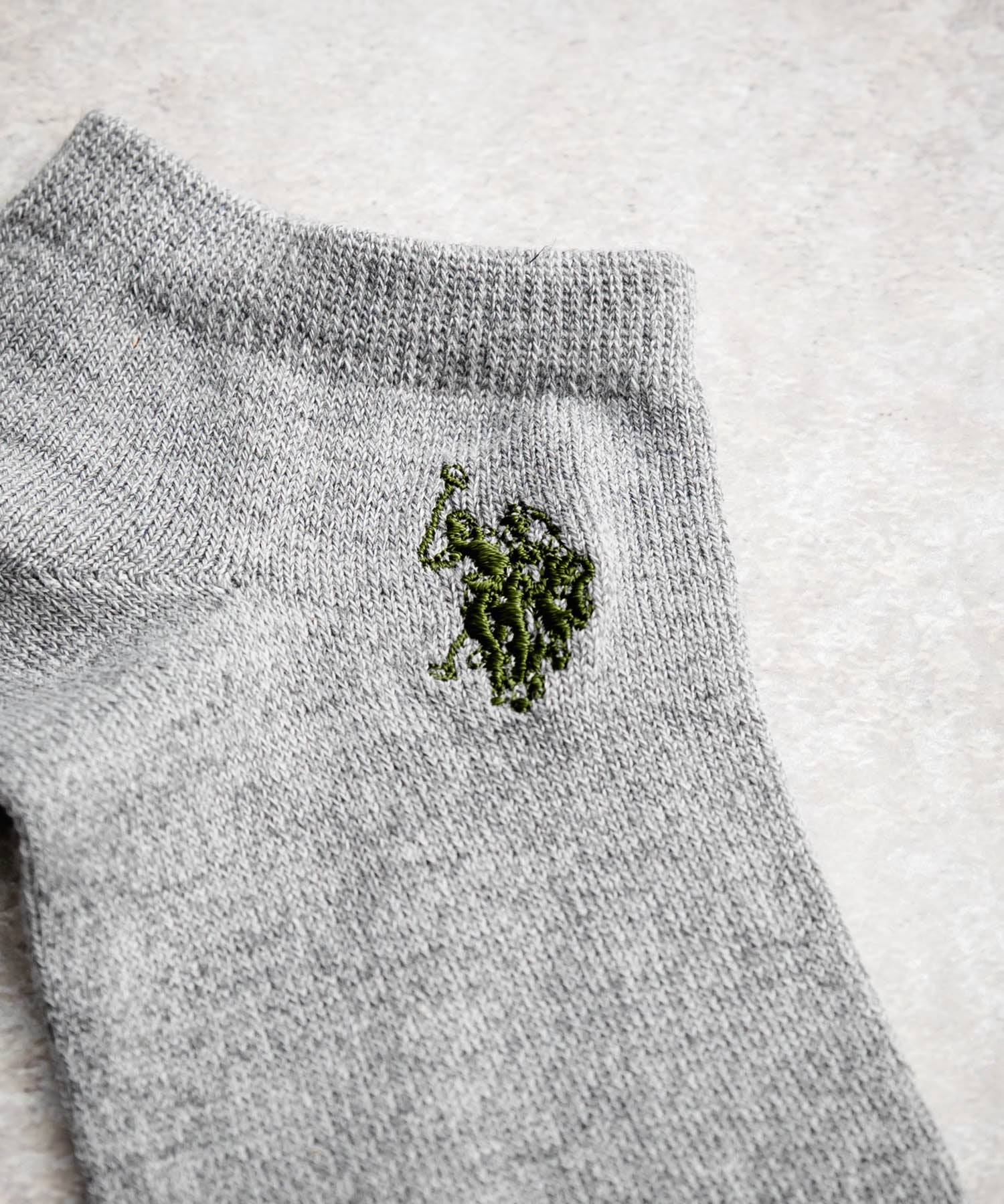 ロッキーモンロー Rocky Monroe スニーカーソックス 3足セット アソート レディース 靴下 アンクル丈 くるぶし ロゴ刺繍 ワンポイント 通学 U.S. POLO ASSN. 15070 (アソート) アソート