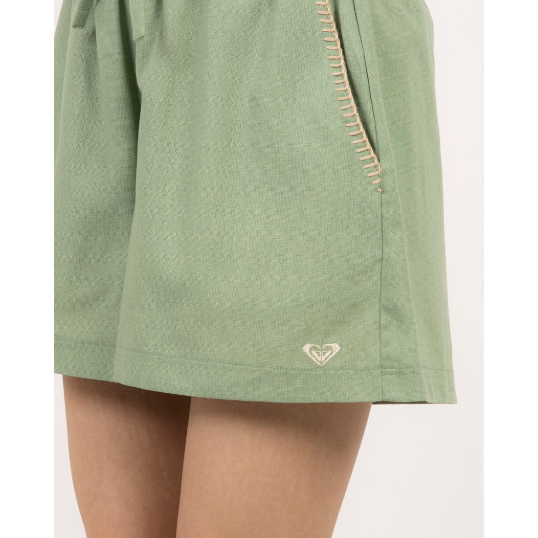 ロキシー ROXY SWEET DOODLES SHORTS (グリーン) グリーン