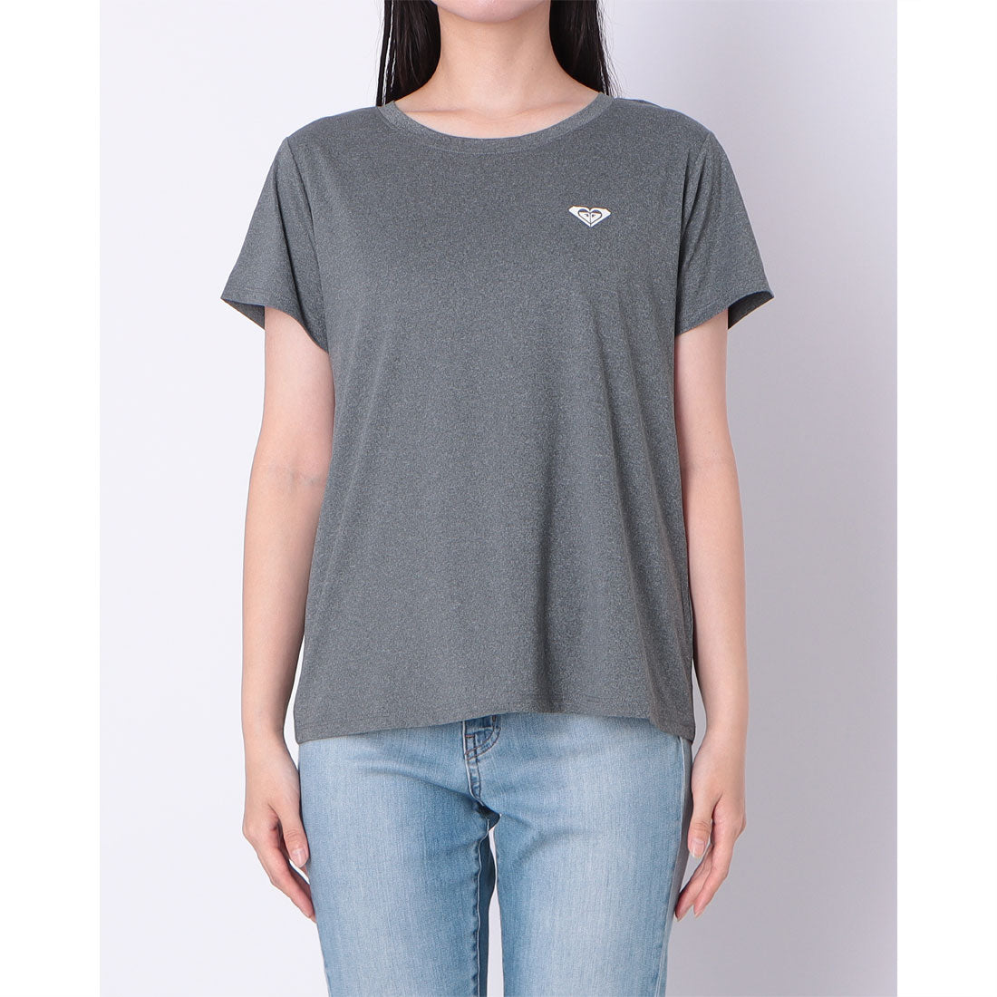 ロキシー ROXY MY 1ST ROXY TEE (グレー) グレー