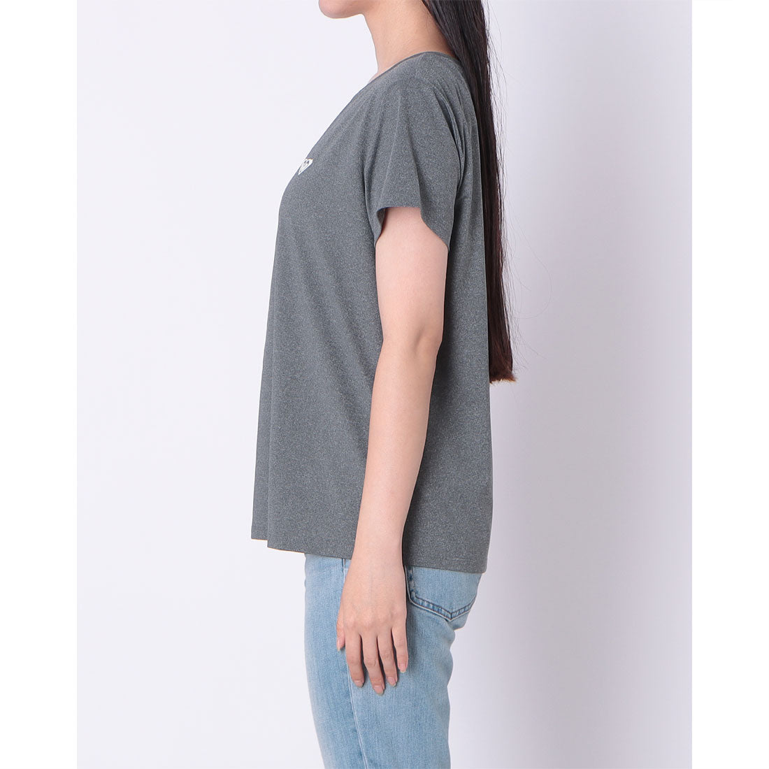 ロキシー ROXY MY 1ST ROXY TEE (グレー) グレー