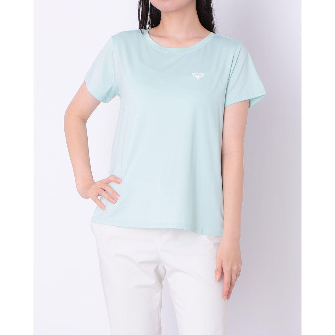 ロキシー ROXY MY 1ST ROXY TEE (ブルー) ブルー