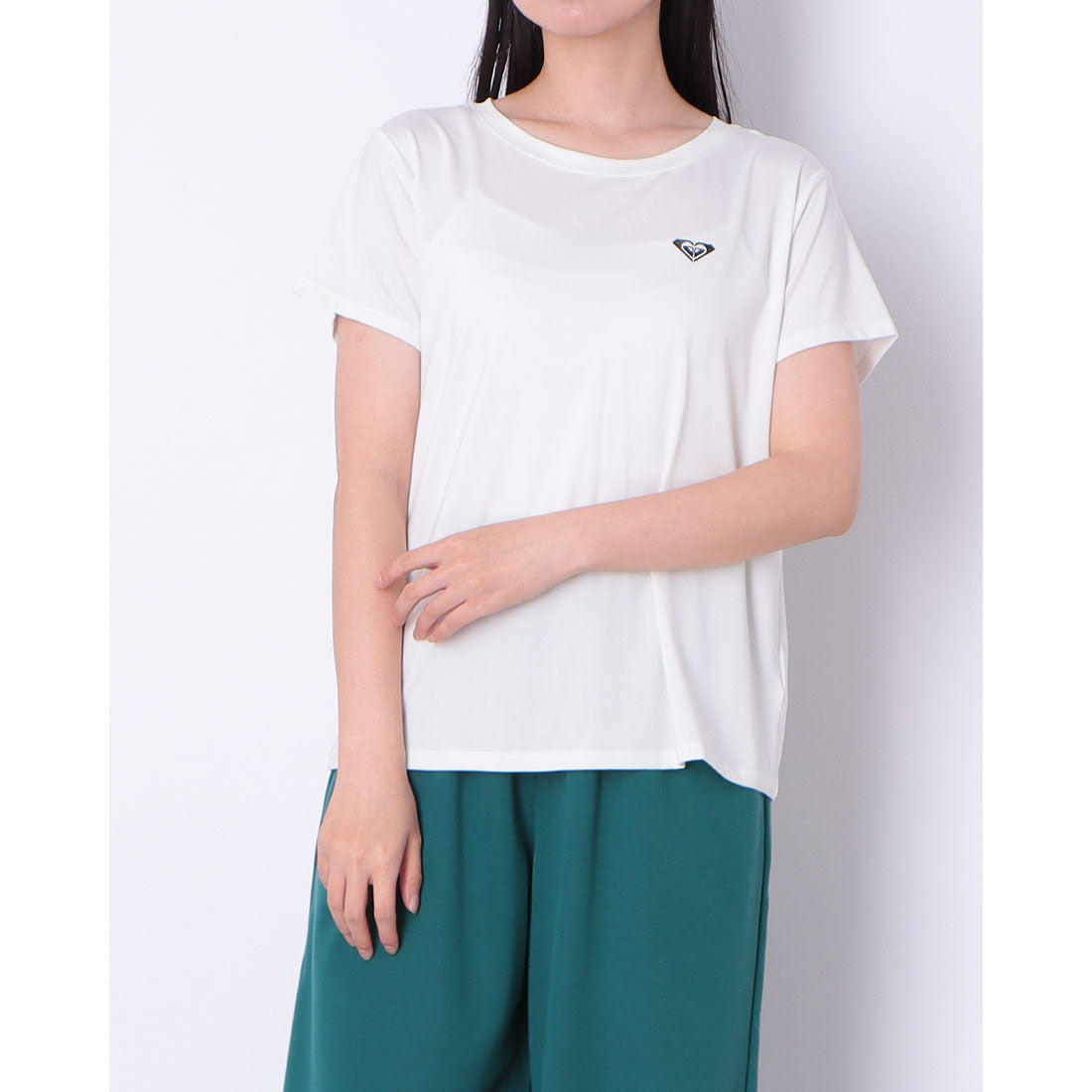 ロキシー ROXY MY 1ST ROXY TEE (ホワイト) ホワイト