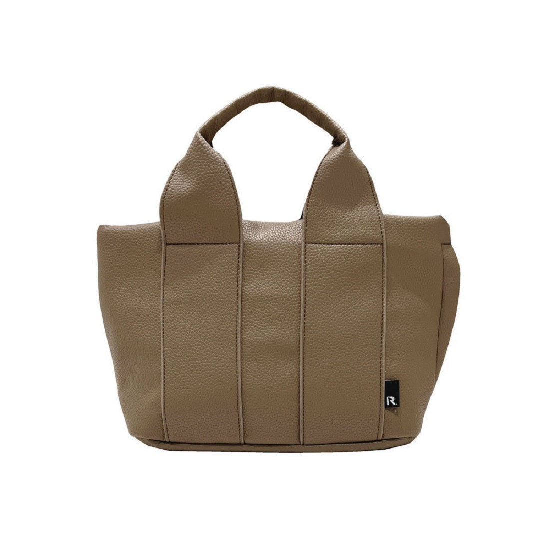 ルートート ROOTOTE 1322 小さめ 自立 フェイクレザー ヨコ型 トートバッグ SN DELI gentry,02:トープ