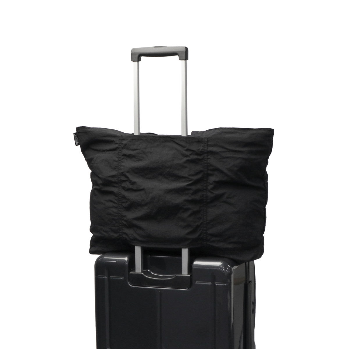 ルートート ROOTOTE トートバッグ レディース 大きめ ファスナー付き 軽量 A3 B4 A4 大容量 かわいい カジュアル ナイロン 旅行 パッカブル 撥水 無地 SN.GRANDE.パッカブル-B 1314 (GRAY) GRAY