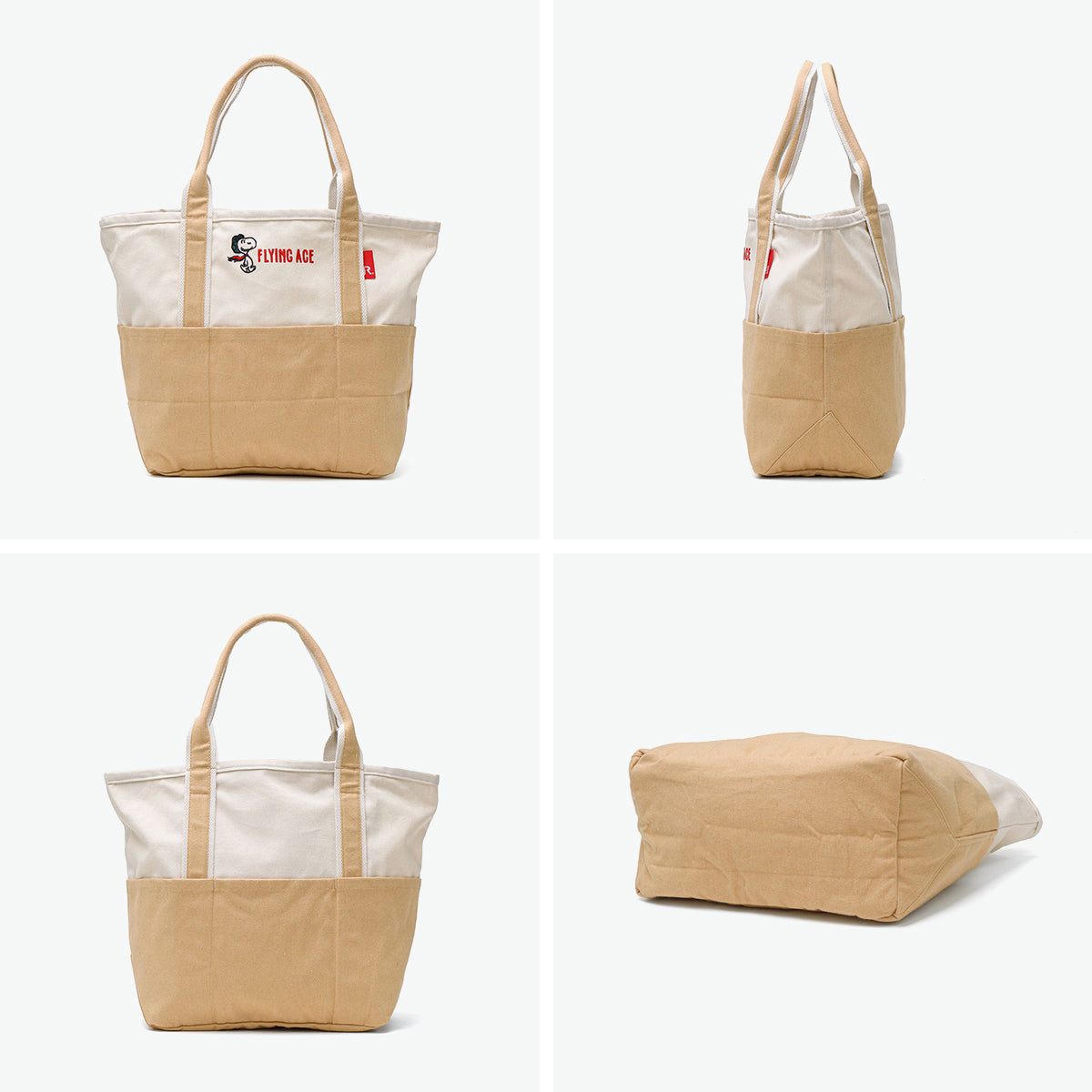 ルートート ROOTOTE トートバッグ レディース 大容量 スヌーピー 軽量 軽い 大人 女性 かわいい おしゃれ ピーナッツ キャラクター A4 リサイクルコットン IP.ミディアム.Peanuts-0D 8424 (JOECOOL) JOECOOL