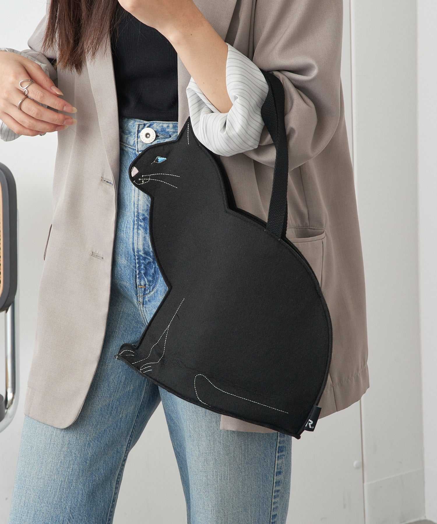 ルートート ROOTOTE EU.デリ.オスワリネコ-B 3621 (ブラック) ブラック