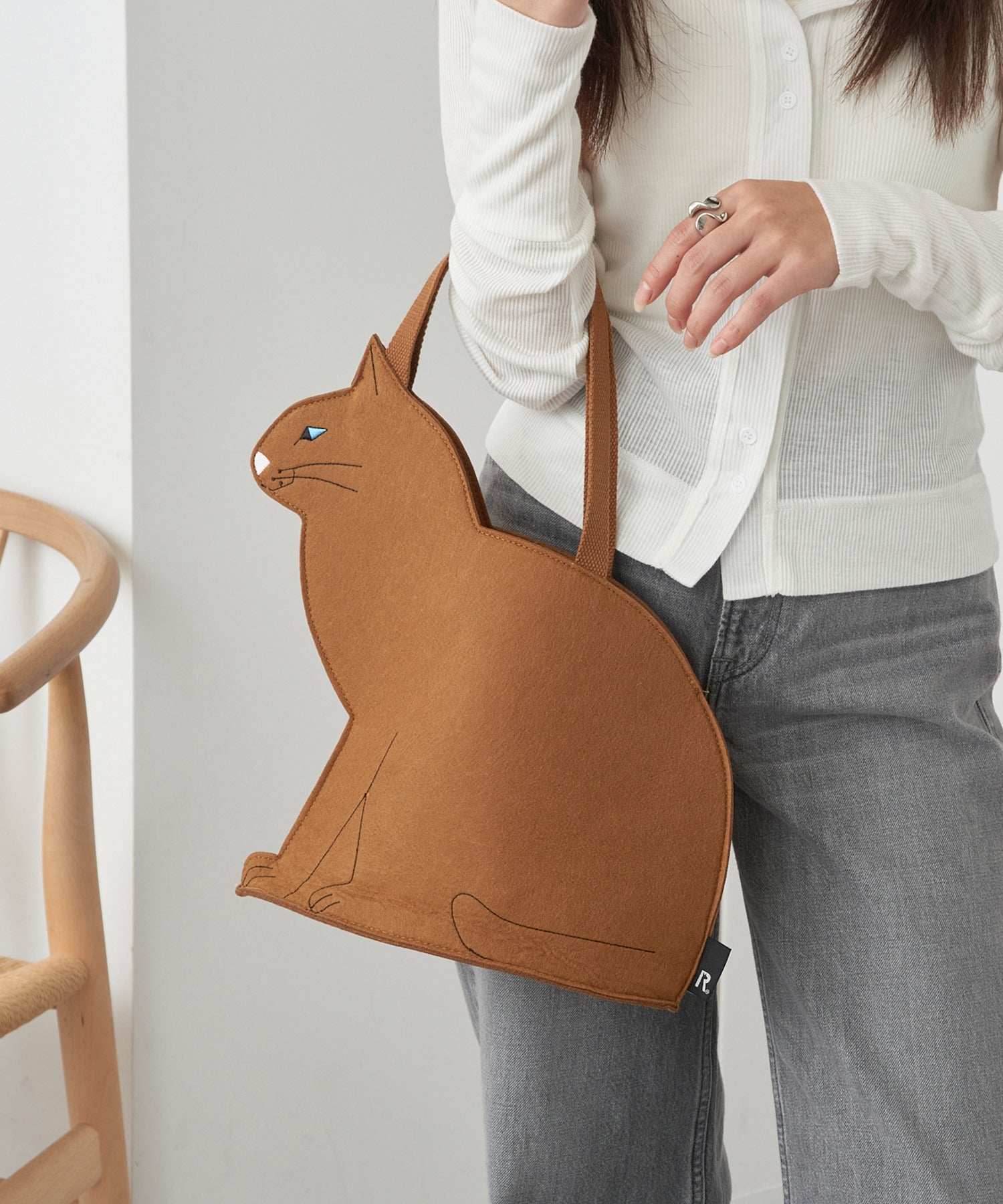 ルートート ROOTOTE EU.デリ.オスワリネコ-B 3621 (ブラウン) ブラウン