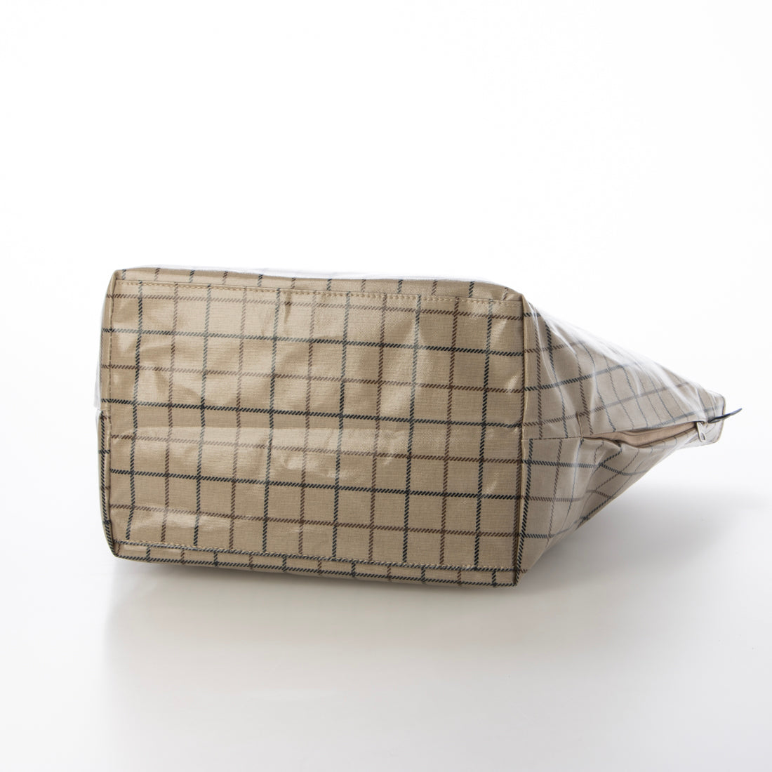 ルートート ROOTOTE トートバッグ レディース ヨコ型 表ラミネート加工 自立 EU デリ ラミネート-T 3608 (04 チェック・ベージュ) 04 チェック・ベージュ