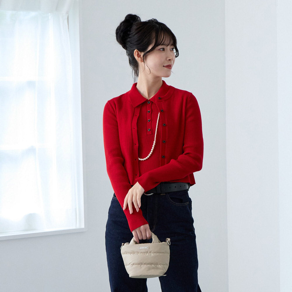 ルートート ROOTOTE トートバッグ レディース フェザールー ミニミニ ショルダーバッグ 2Way FE べビールー モデレートーA 3681 (01 ブラック) 01 ブラック