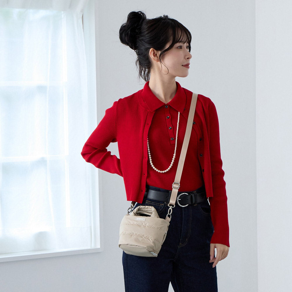 ルートート ROOTOTE トートバッグ レディース フェザールー ミニミニ ショルダーバッグ 2Way FE べビールー モデレートーA 3681 (01 ブラック) 01 ブラック