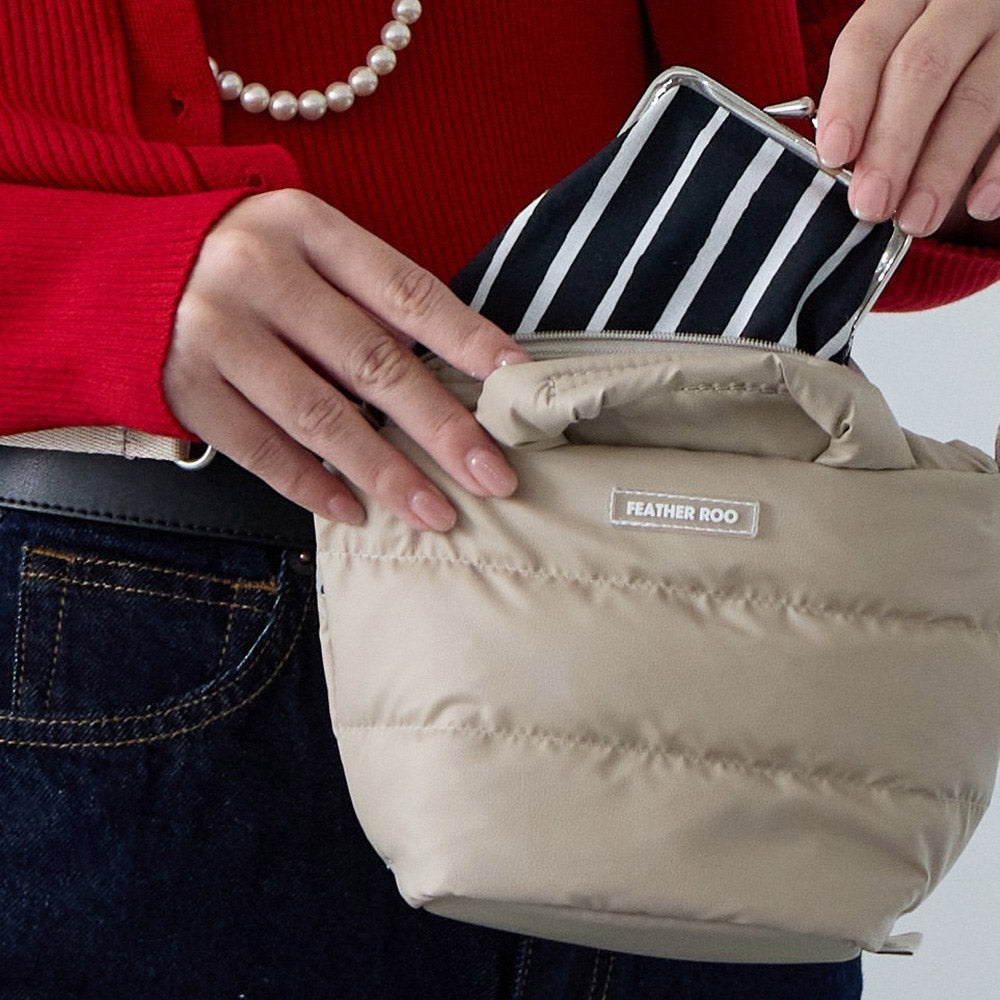 ルートート ROOTOTE トートバッグ レディース フェザールー ミニミニ ショルダーバッグ 2Way FE べビールー モデレートーA 3681 (01 ブラック) 01 ブラック