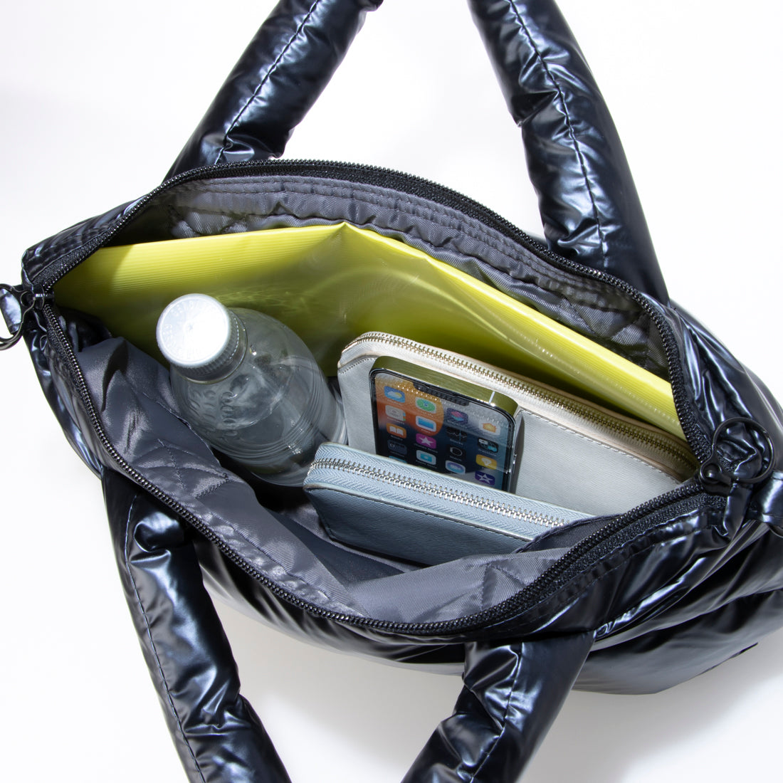 ルートート ROOTOTE レディース フェザー ダウン 入り 小さめ トートバッグ LT フェザールー デリ デリ カラー B 1470 (マットブルーグレー) マットブルーグレー