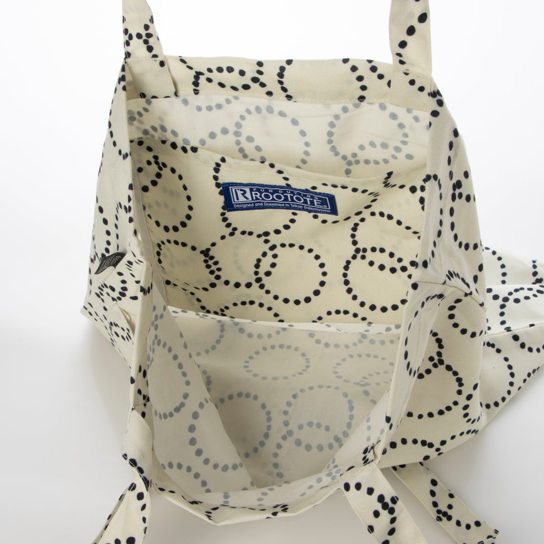 ルートート ROOTOTE 6453 マチ無し くったり 北欧テイスト トートバッグ RO トール フラット MODERN (Sparkle) Sparkle