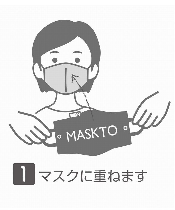 ROOTOTE Mask Storage for Removed Masks Washable Mask Case CJ With Room Mask Pattern 6779