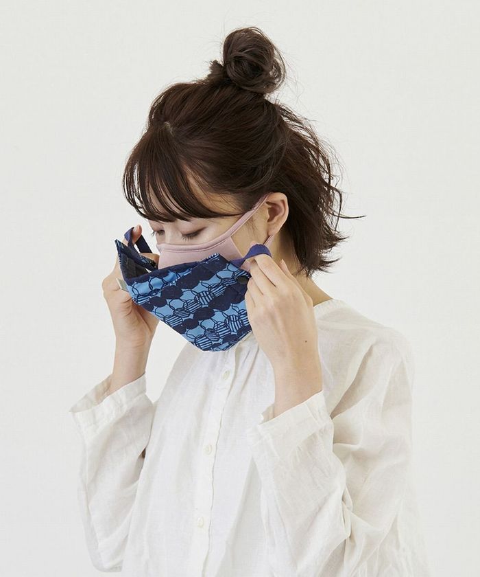 ROOTOTE Mask Storage for Removed Masks Washable Mask Case CJ With Room Mask Pattern 6779