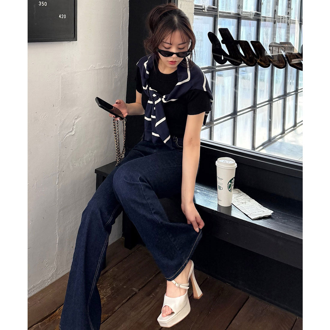 Royal Party Washable Compact Short Sleeve Knit Top