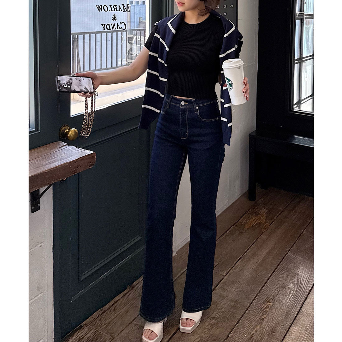 Royal Party Washable Compact Short Sleeve Knit Top