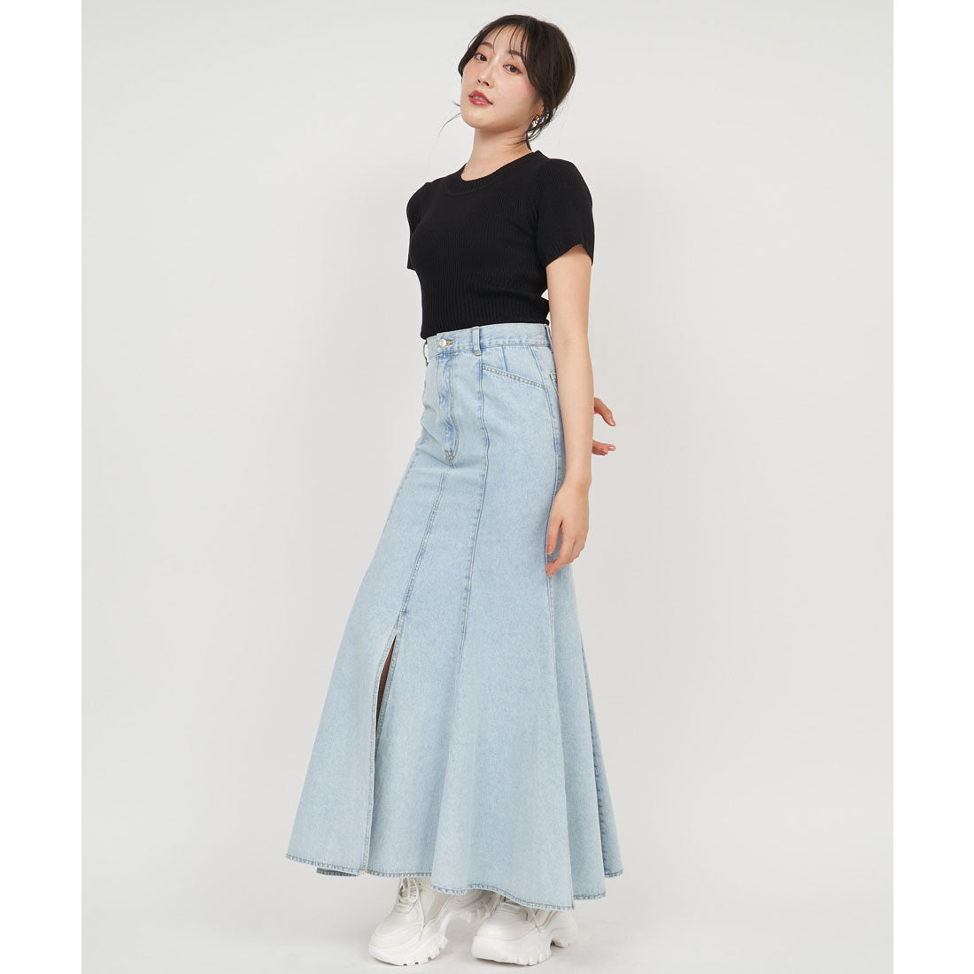 Royal Party Washable Compact Short Sleeve Knit Top