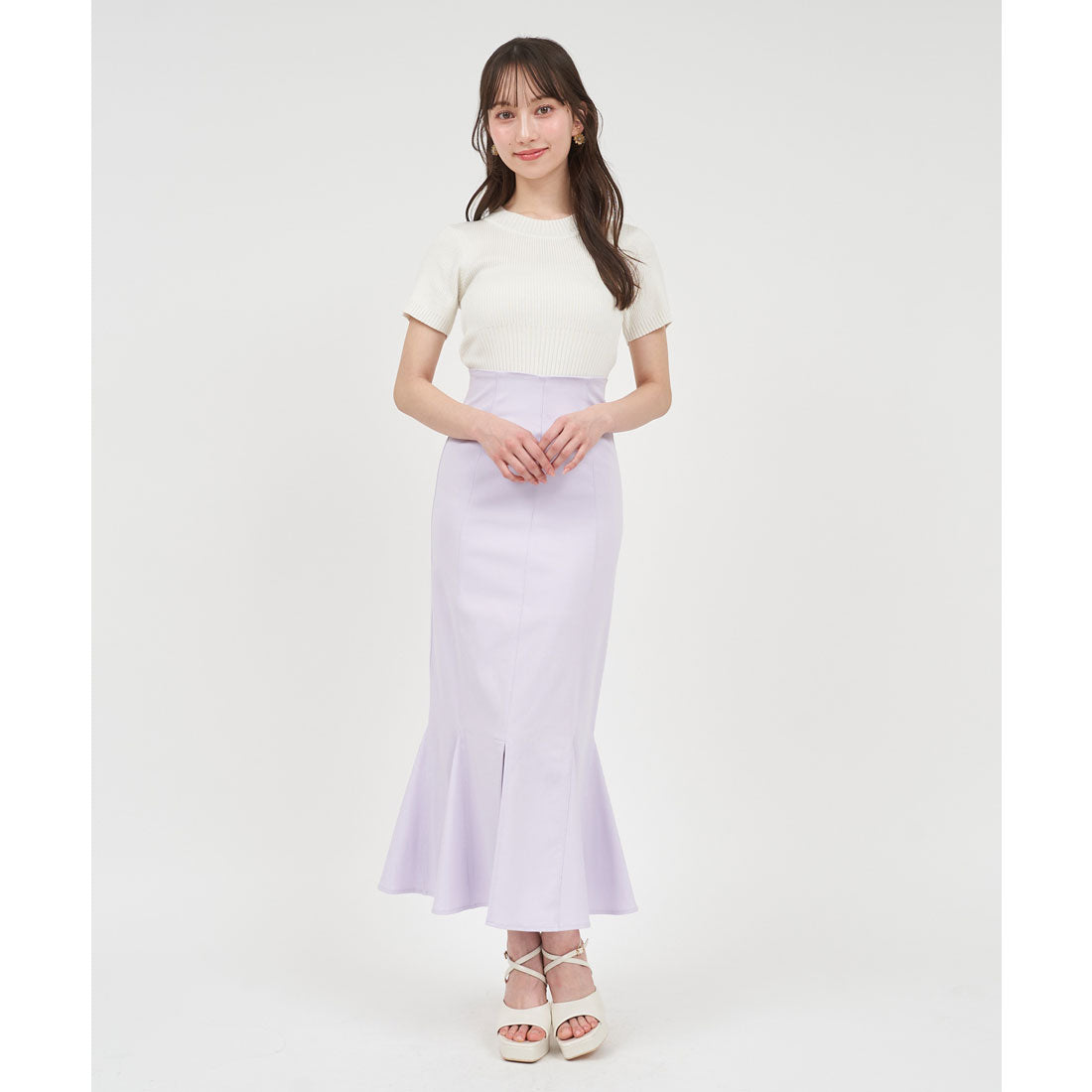 Royal Party Washable Compact Short Sleeve Knit Top