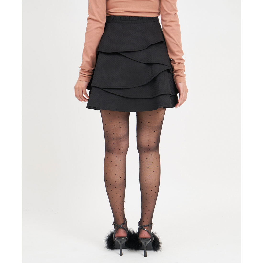 Royal Party Tiered Ruffle Mini Skirt