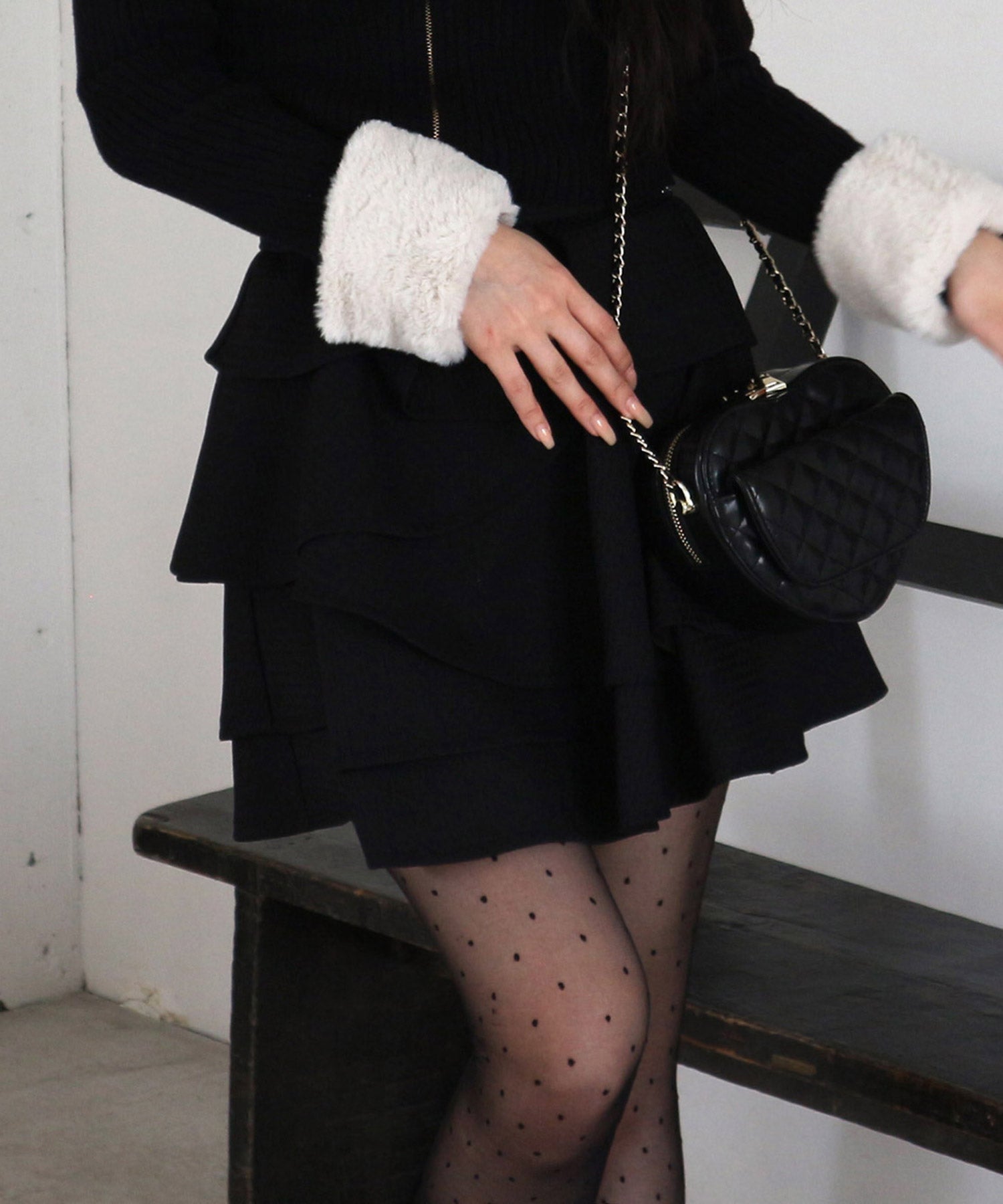 Royal Party Tiered Ruffle Mini Skirt