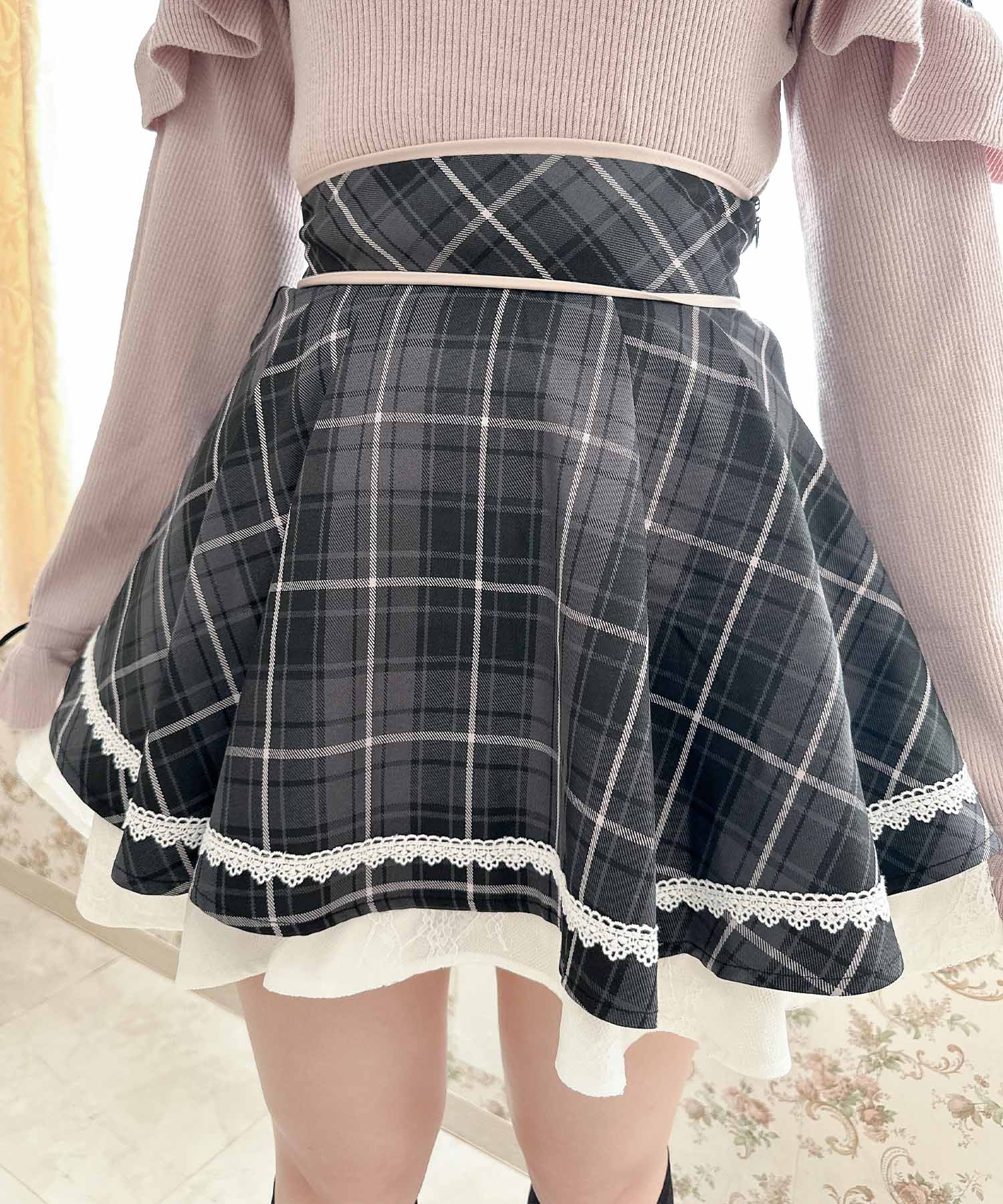 ロジータ ROJITA バックリボンデザインボリュームスカート