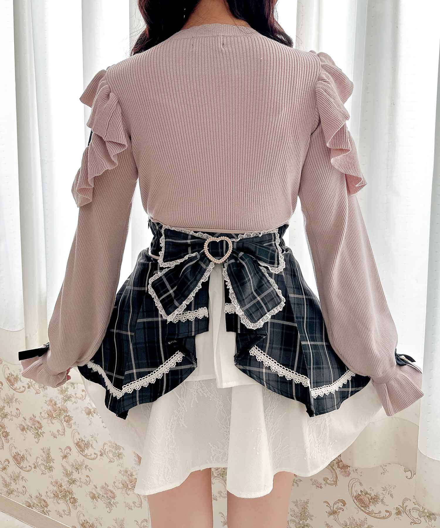 ロジータ ROJITA バックリボンデザインボリュームスカート