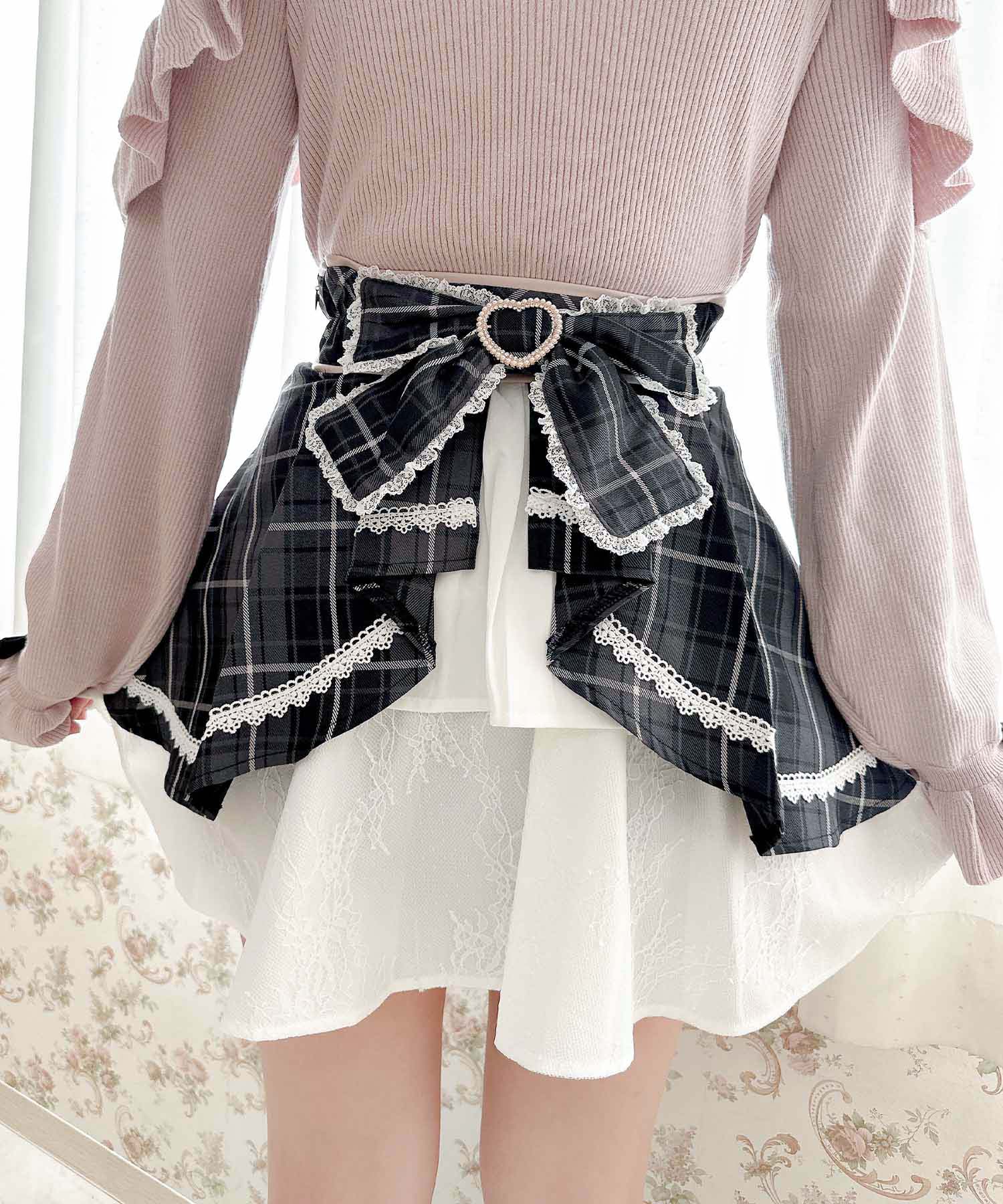 ロジータ ROJITA バックリボンデザインボリュームスカート