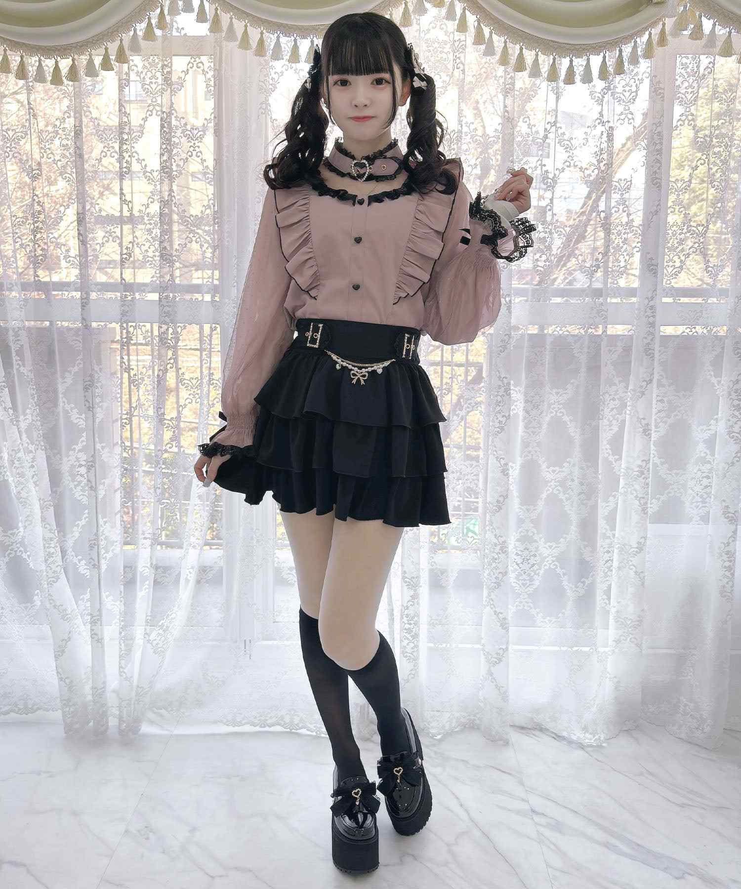 ROJITA ROJITA Floral Tiered Skirt Pants