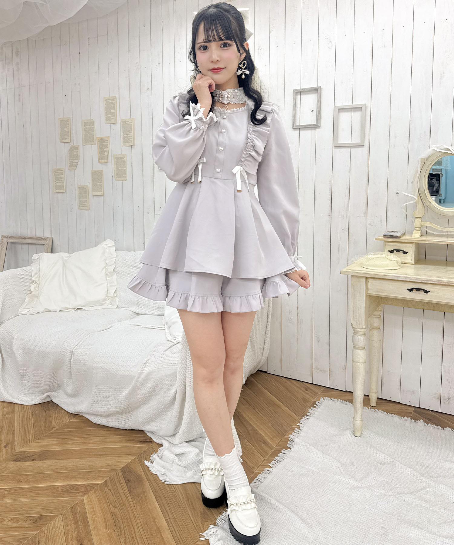 ROJITA ROJITA 心形扣項圈套裝