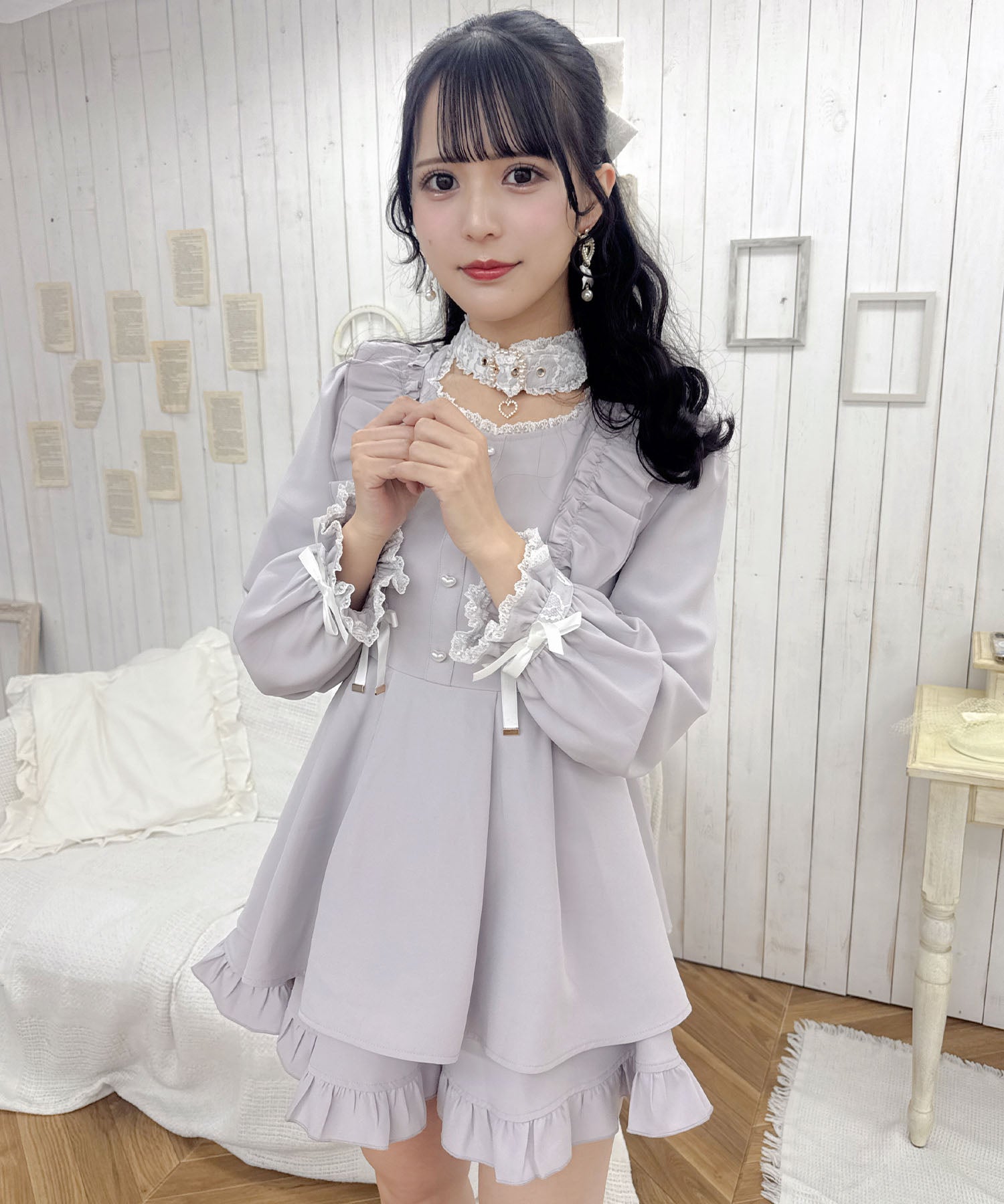 ROJITA ROJITA 心形扣項圈套裝