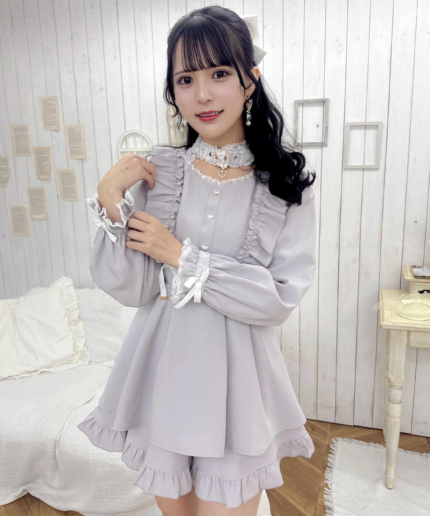 ROJITA ROJITA 心形扣項圈套裝