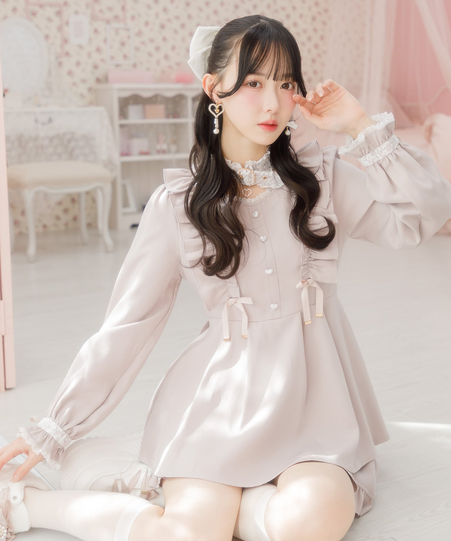 ROJITA ROJITA 心形扣項圈套裝