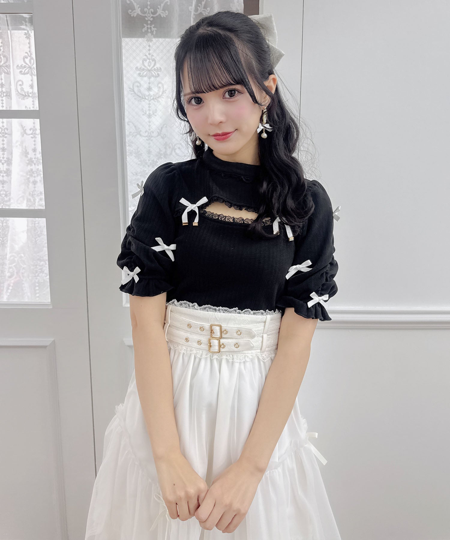 ロジータ ROJITA チュールティアードスカート (アイボリー) アイボリー