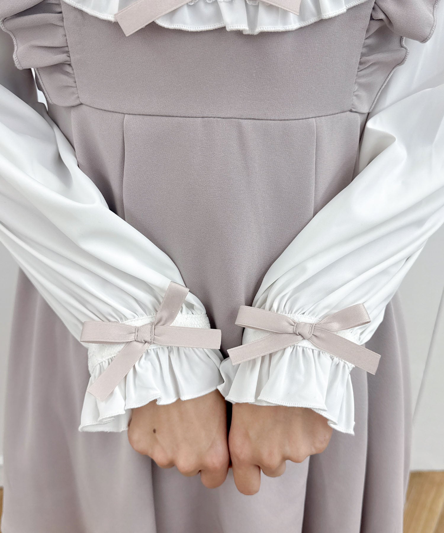 ロジータ ROJITA ヨークフリルデザインワンピース (ピンク) ピンク