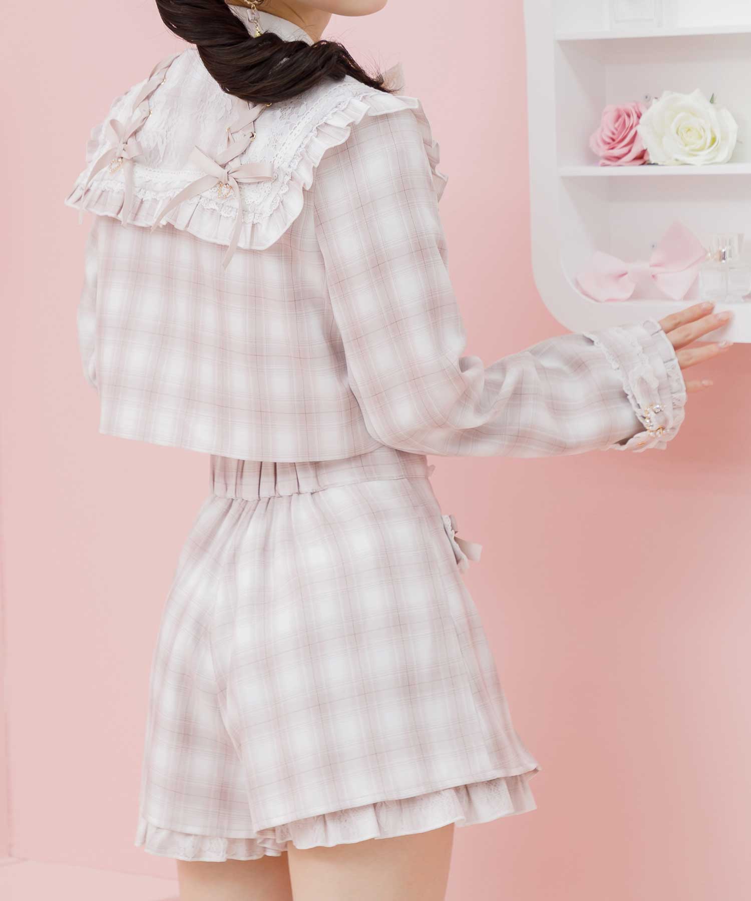 ロジータ ROJITA セーラーショート衿ジャケット (ピンク) ピンク