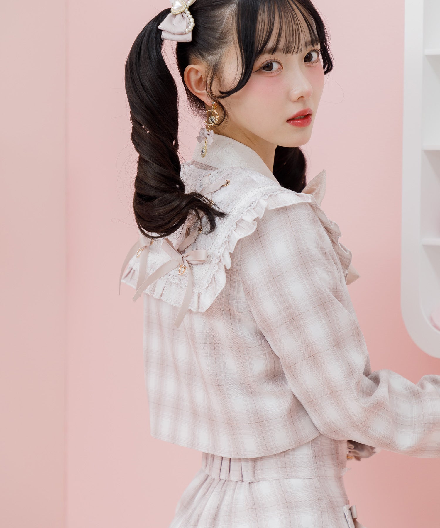 ロジータ ROJITA セーラーショート衿ジャケット (ピンク) ピンク