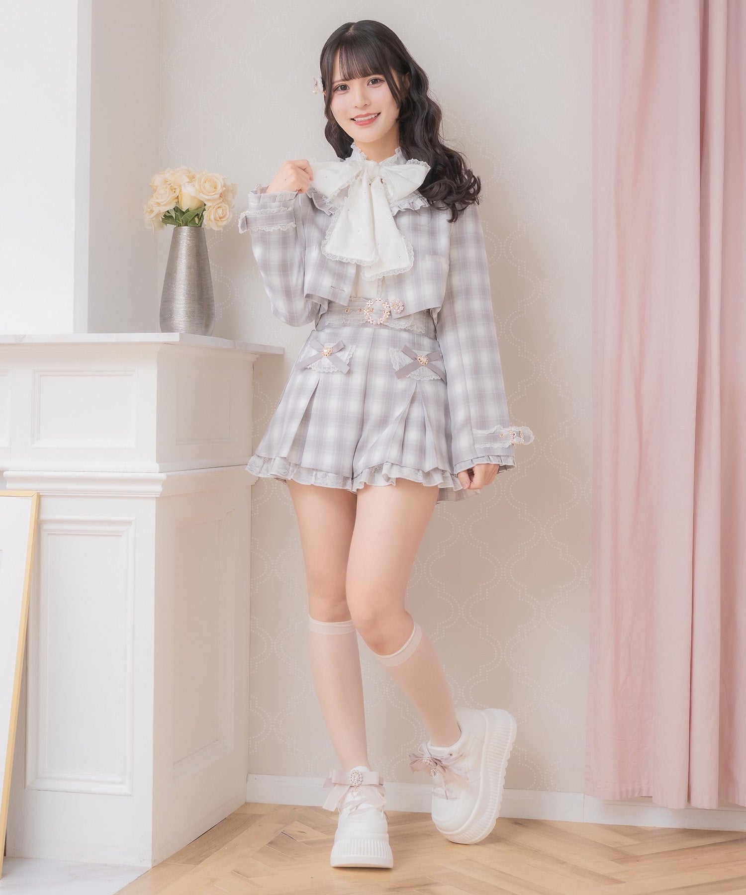 ロジータ ROJITA セーラーショート衿ジャケット (ピンク) ピンク