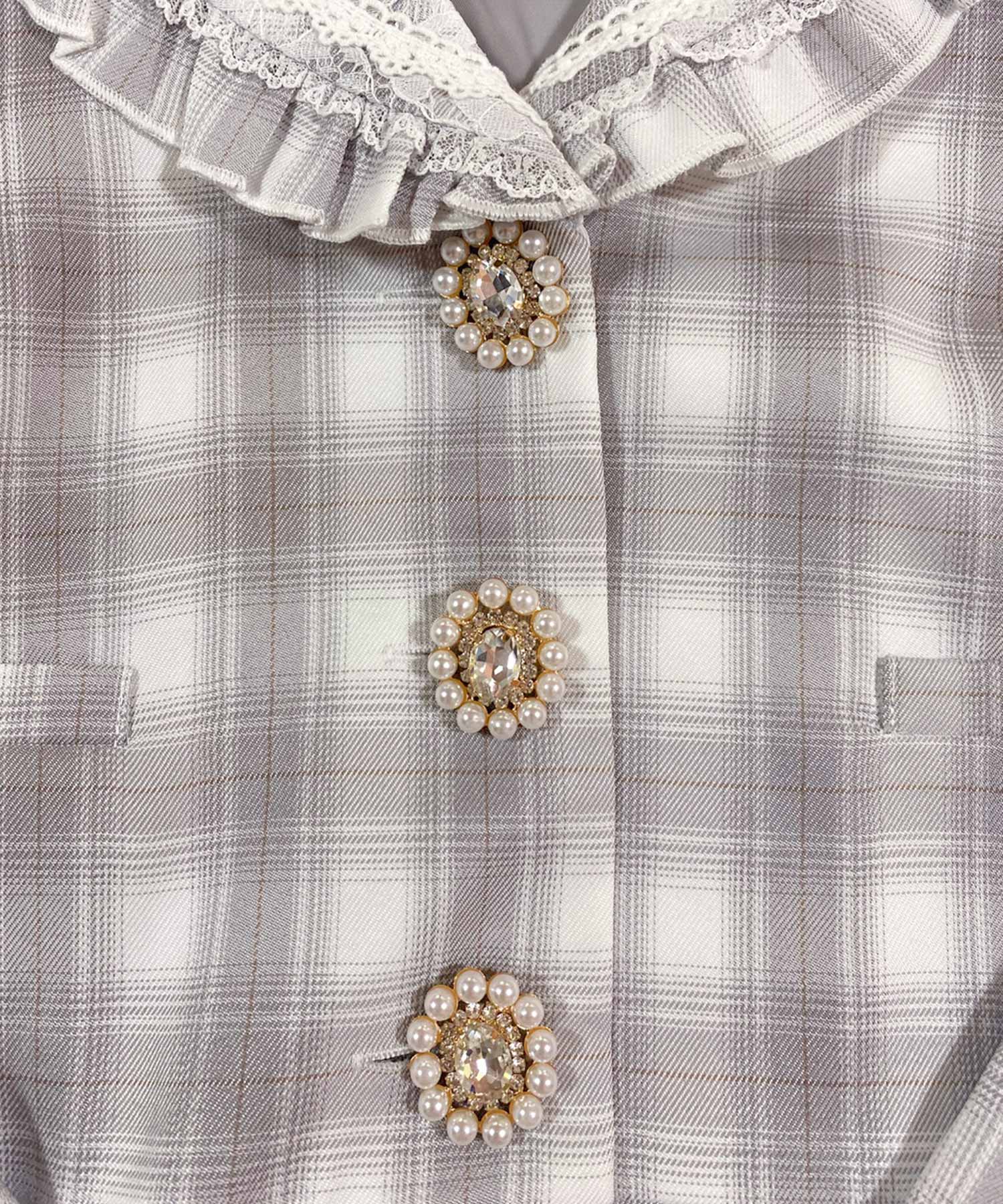 ロジータ ROJITA セーラーショート衿ジャケット (ピンク) ピンク