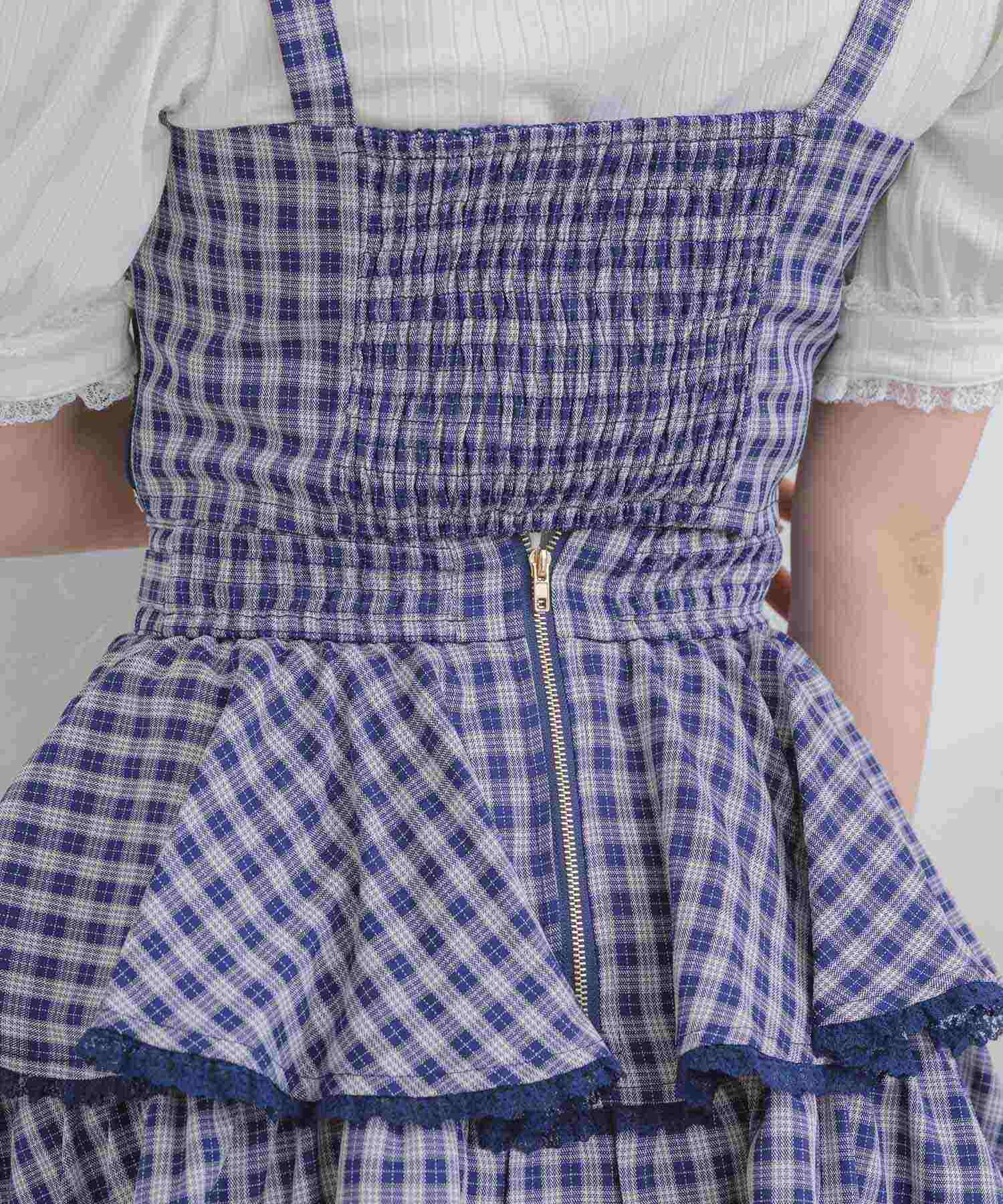 ロジータ ROJITA ダブルリボンビスチェスカートセット (ネイビー) ネイビー