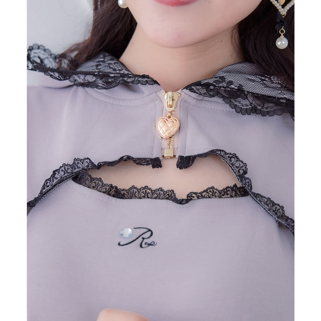 ロジータ ROJITA ネコ耳スウエットワンピース (ピンク) ピンク