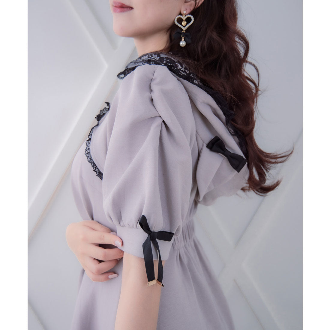 ロジータ ROJITA ネコ耳スウエットワンピース (ピンク) ピンク