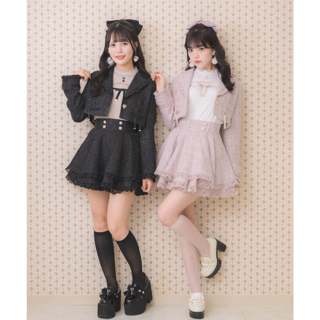 ロジータ ROJITA サイドレースアップショートジャケット (ピンク) ピンク