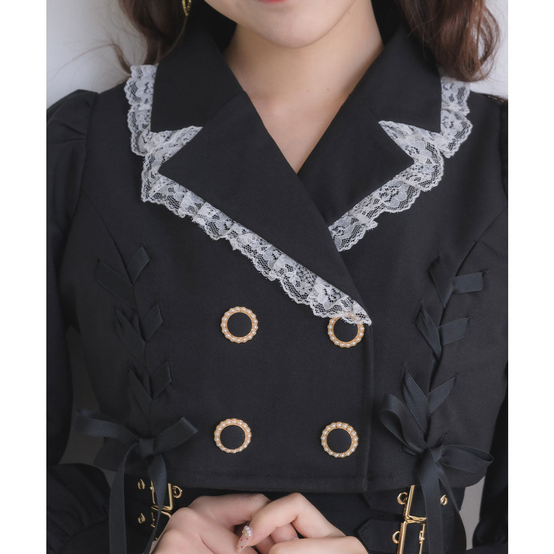 ロジータ ROJITA テーラードドッキングワンピース (チェック) チェック