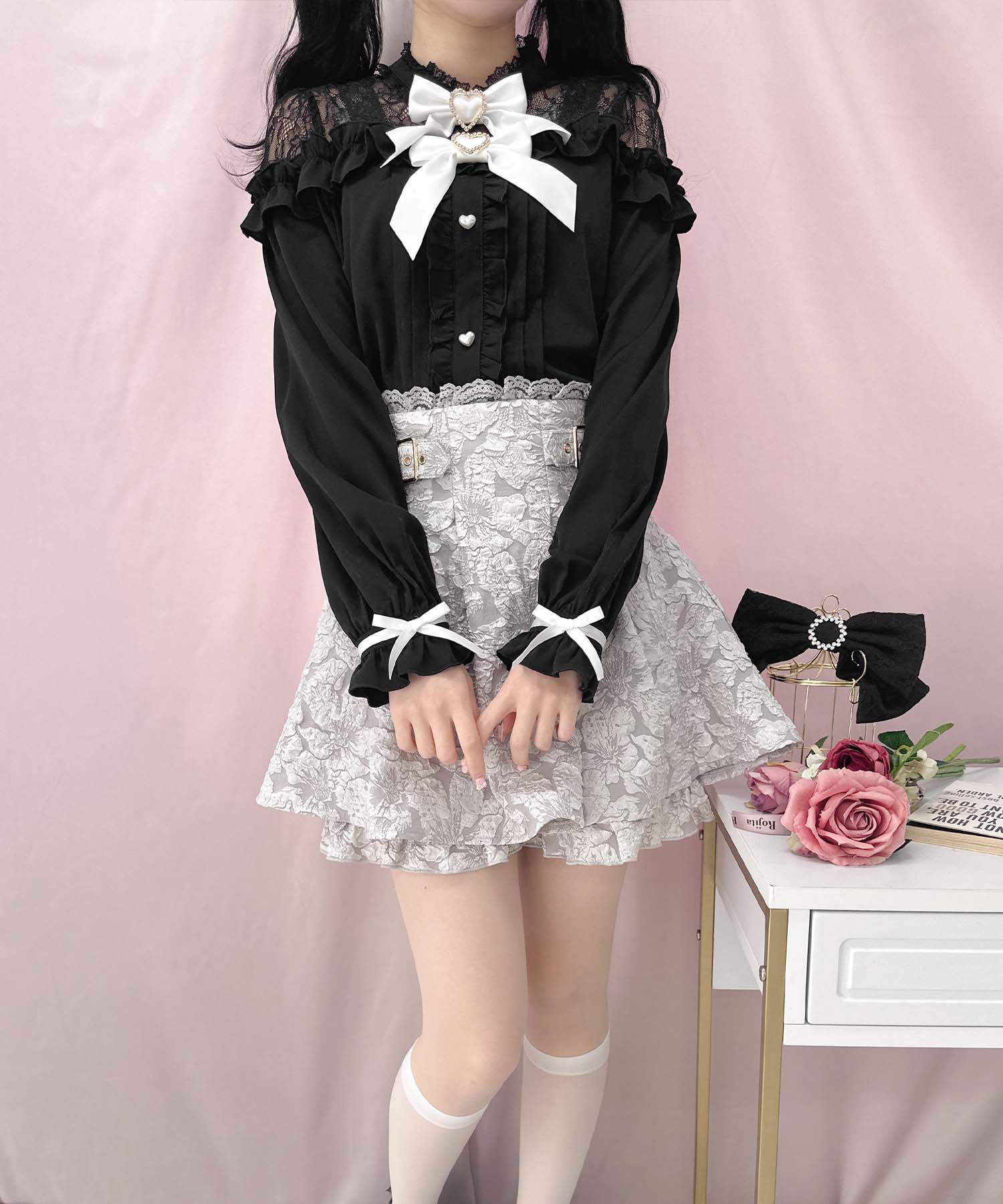 ロジータ ROJITA ウエストWベルトジャガードスカパン