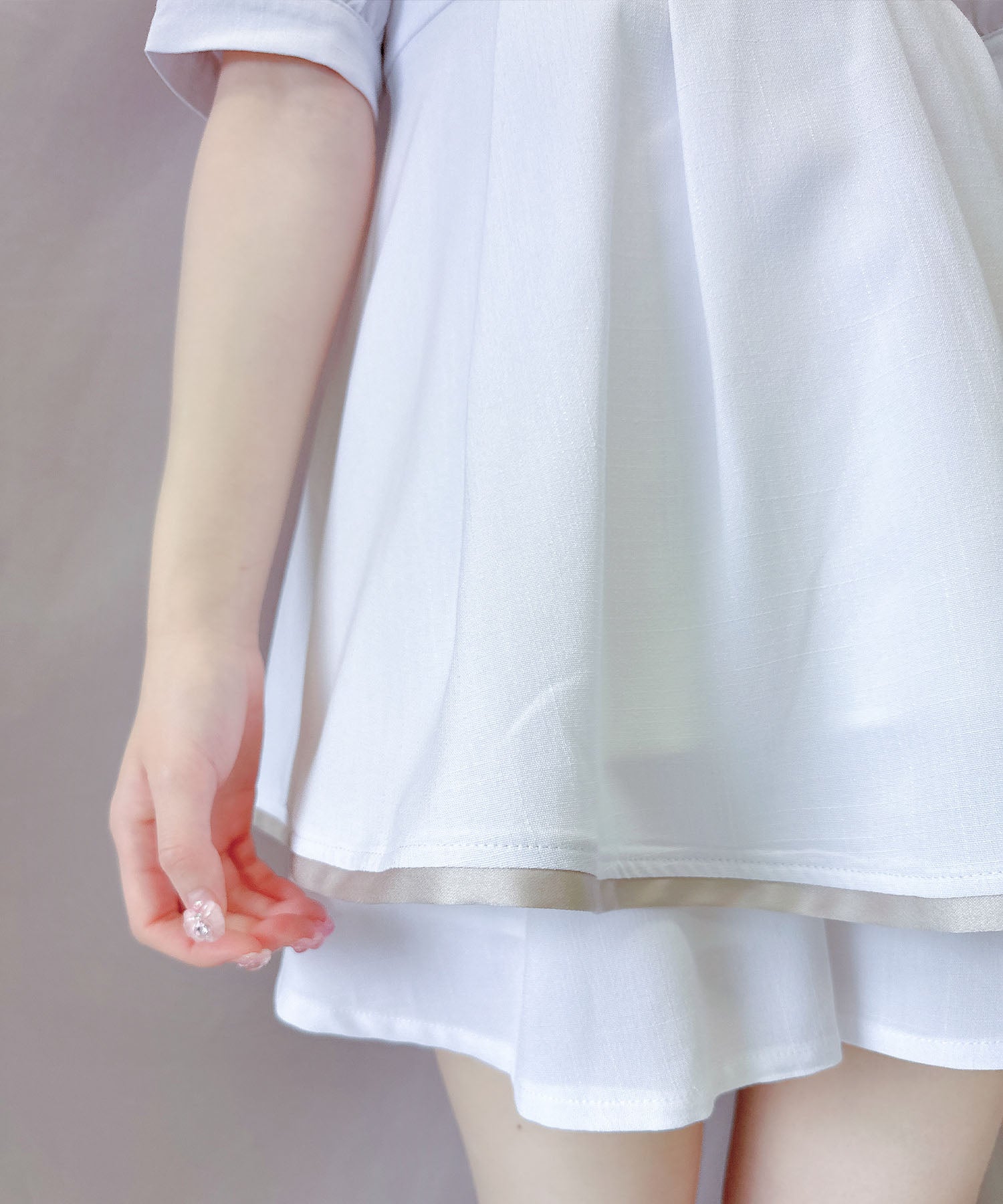 ロジータ ROJITA フロントレースアップセットアップ (グレー) グレー