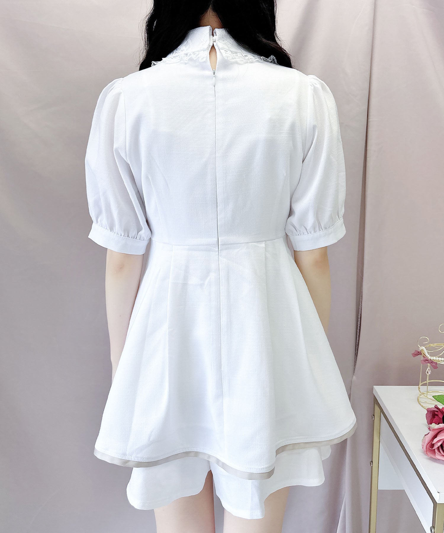 ロジータ ROJITA フロントレースアップセットアップ (グレー) グレー