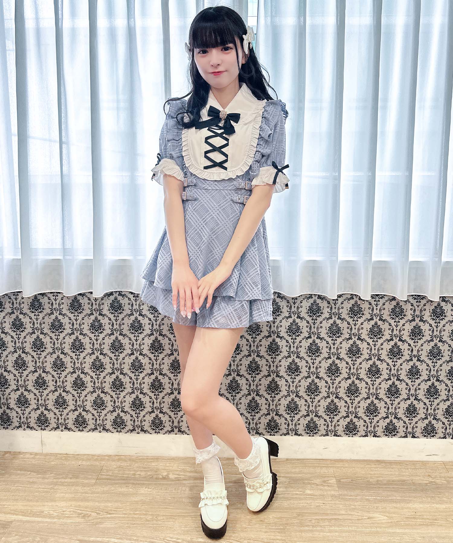 ロジータ ROJITA 総レースヨークレースアップセットアップ