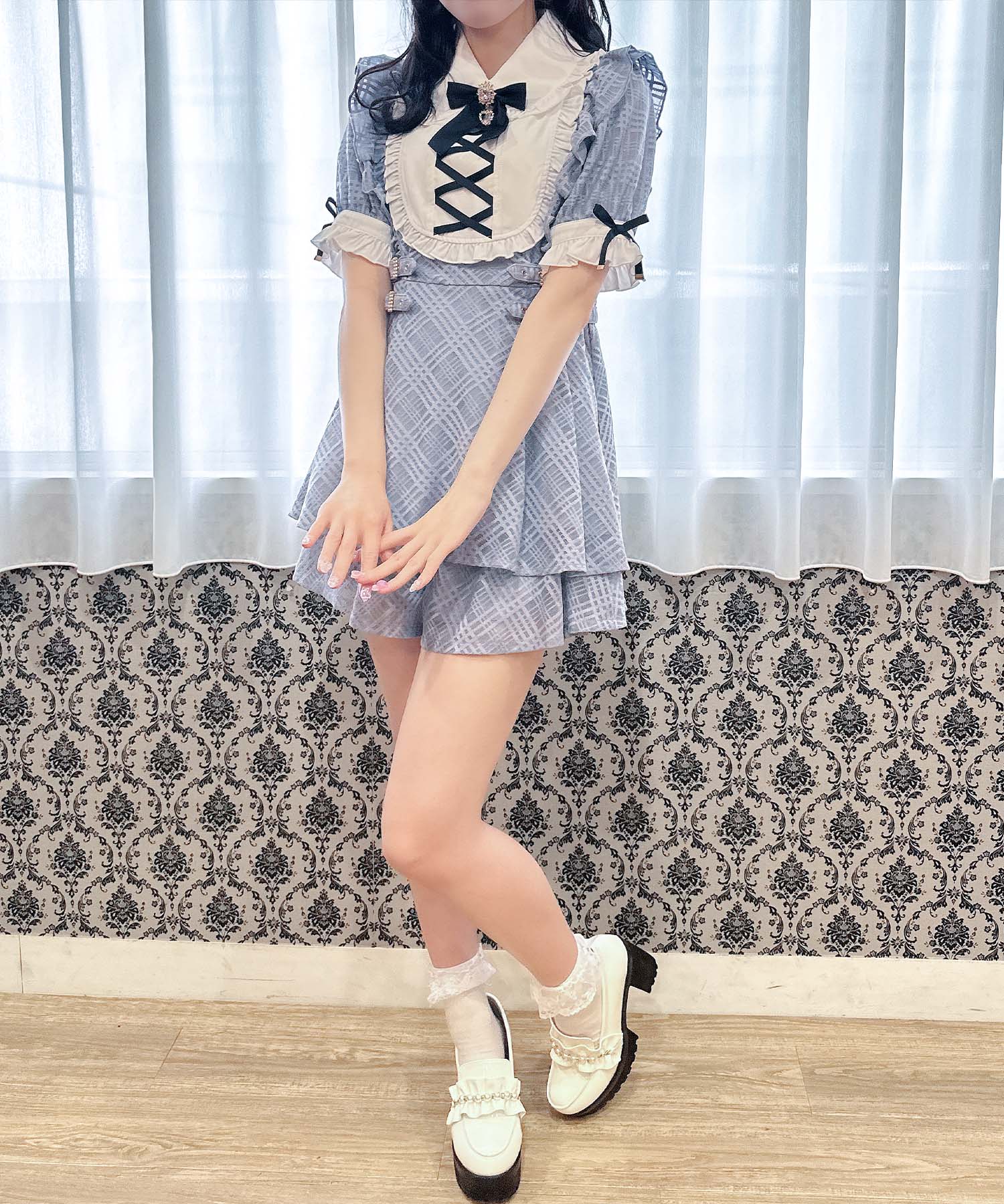 ロジータ ROJITA 総レースヨークレースアップセットアップ