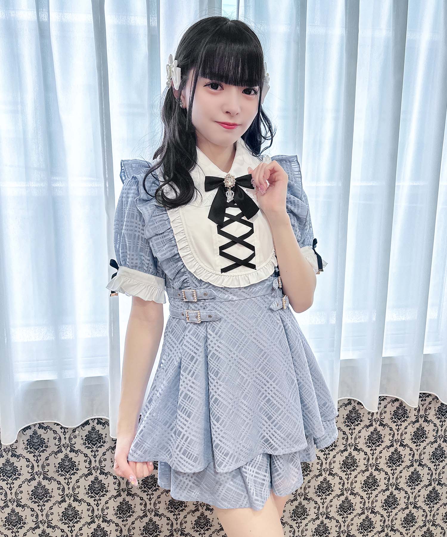 ロジータ ROJITA 総レースヨークレースアップセットアップ